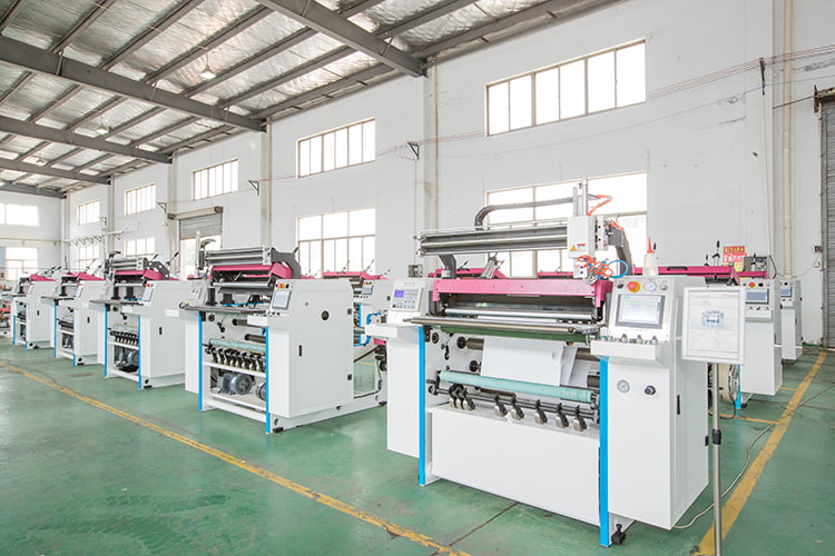 The-assembled-thermal-paper-slitter-rewinder